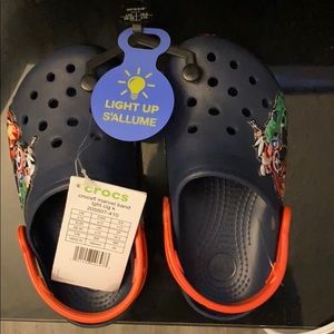 Light up crocs